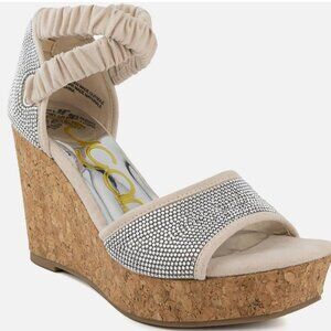 Sugar Womens Lifestyle Casual Wedge Sandals